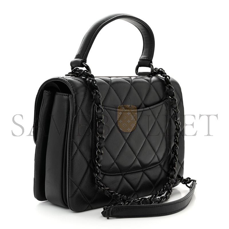 CHANEL TRENDY CC LAMBSKIN FLAP BAG A92236 (25*17*9cm) 